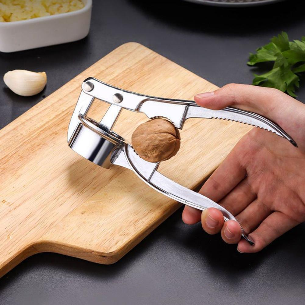 Multi-Function Garlic Press Nut Husking Crusher Mincer Handheld Squeezer Manual Press Grinding Tool Ginger Crusher Kitchen Accessories Utensils