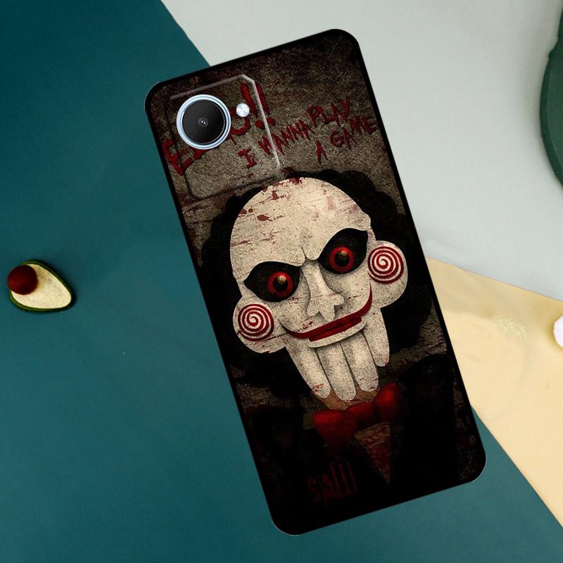 SAW The Jigsaw Killer Horror Film For Realme 9 10 11 Pro Plus GT Neo 5 3 3T C11 C15 C25s C21Y C30 C31 C33 C35 C53 C55 Case