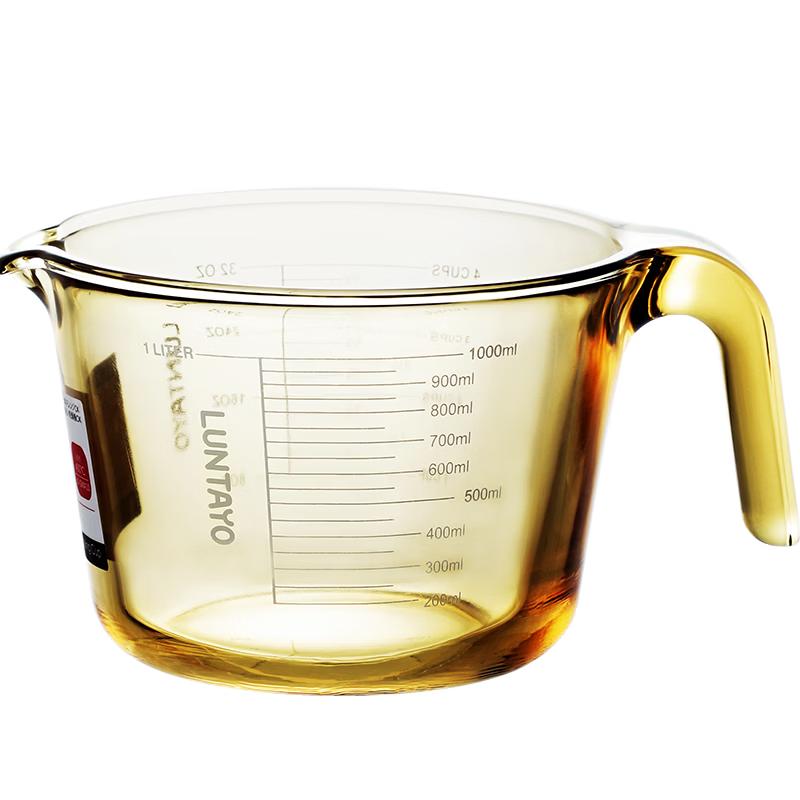 

LUNTAYO Borosilicate Glass Measuring Cup with Scale