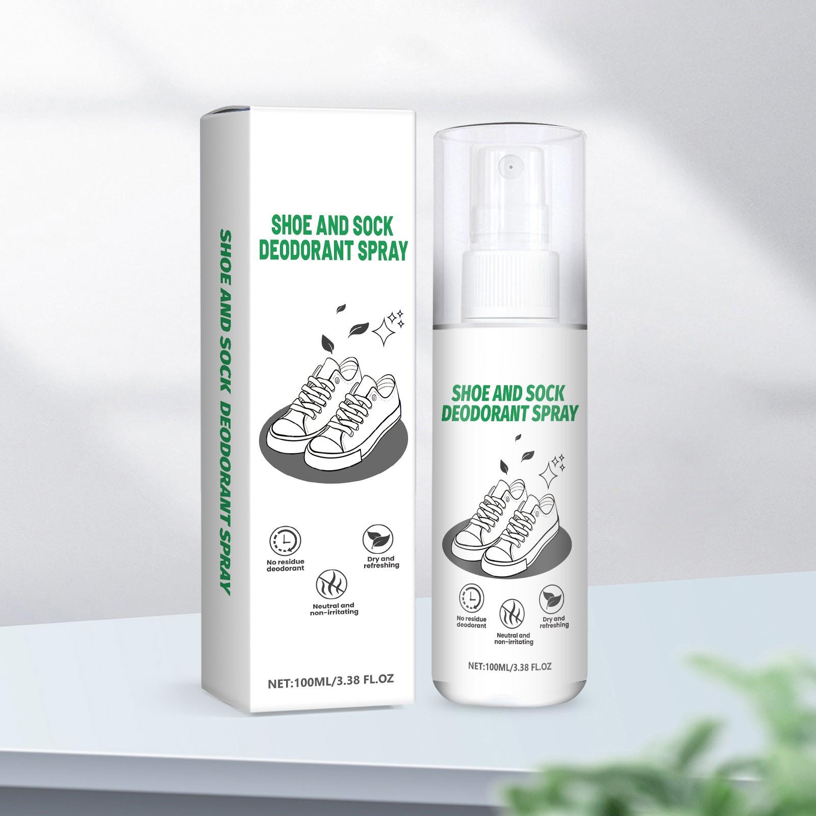 Дезодорант-спрей для обуви и носков Fresh Cleaning Shoes Shoe Rack Socks Deodorant 100 мл — фото 2