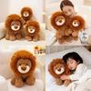 Plush Lion Stuffed Animal Pillow For Kids And Adults Animal Decor Gift