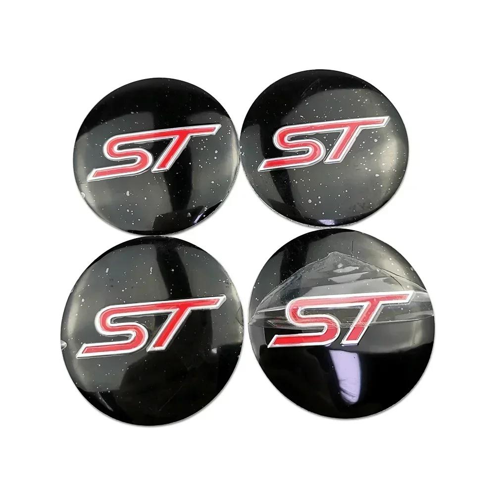 Samolepka na auto 56MM, nálepky na ráfky kol, nálepky na středový náboj pro Ford Kuga Fusion Shelby ST RS Mondeo Focus 2 3 Fiesta Explorer Ed