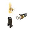 Alto Saxophone Plastic Mouthpiece Kit Includes Plastic Cap Metal Buckle Reed Pads Musical Instrument Replacement Parts