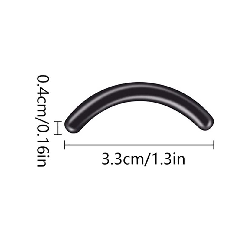 Colored Eyelashes Curler Replace Rubber 30Pcs/Box Black White Blue Elastic Eyelash Curler Replacement Rubber Strips Accessories