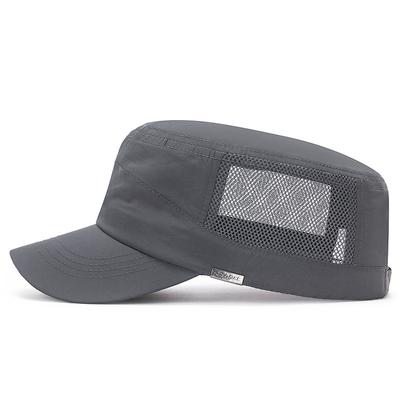Sombreros de Verano para Hombre al Aire Libre de Malla de Secado Rápido Transpirables y Protectores Solares Sombreros de Copa Plana Tejido Ligero Sombrilla Gorras de Béisbol