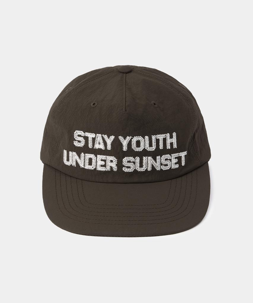 MAISON MINED Nylon Trucker Cap Brown