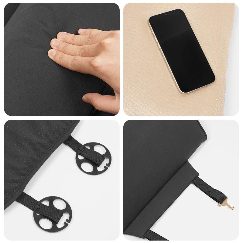 Suede Fabric Car Seat Extension Leg Rest Cushion Auto Extender Cushion For Lexus Fsport GS GX IS LS LX CT LC RC LBX NX RX 350h