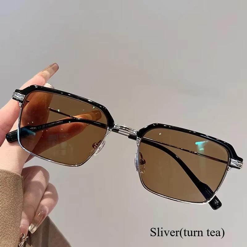 

Чоловічі ділові фотохромні окуляри для близького зору Окуляри для короткозорості, що змінюють колір синього кольору, інтелектуальні окуляри для короткозорості 0