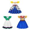 Toy Story Woody And Buzz Lightyear Cosplay Princess Dress For Kids 3-8 Years