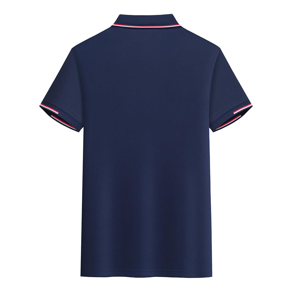 Summer New Quick Drying Moisture Wicking Polo Shirt Men's Business Leisure Embroidered Polo Shirt