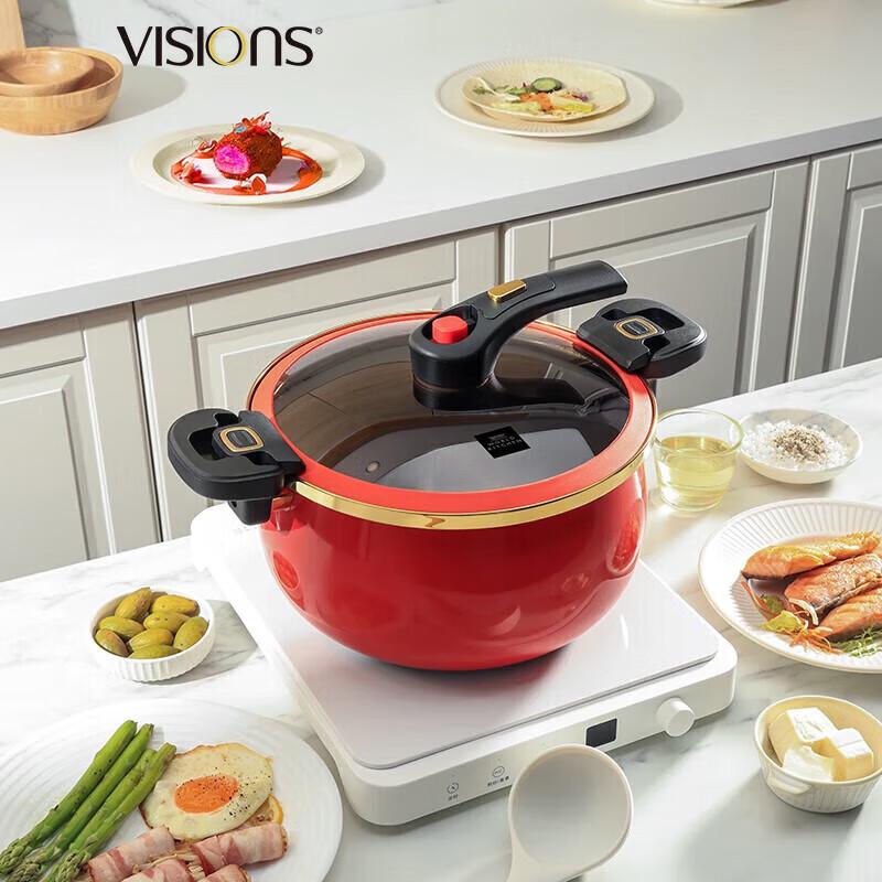 Corning WorldKitchen Enamel Micro-Pressure Soup Pot