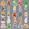 50 Stackable Cute Cartoon Animal Stickers - Waterproof for Decor, Journals, Thermos Cups