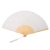 Folding Fan, Japanese Vintage Style Handmade Hand Fan Lace Fan For Decoration  (White)