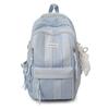 Schoolbag Female Japanese ins Small Fresh Junior High School High School Striped Backpack Light Casual College Student Backpack