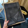 High Fashion Spring And Summer Long Silk Scarf Silk Shawl Scarf Fashion Versatile Tencel Cotton Letter Scarf