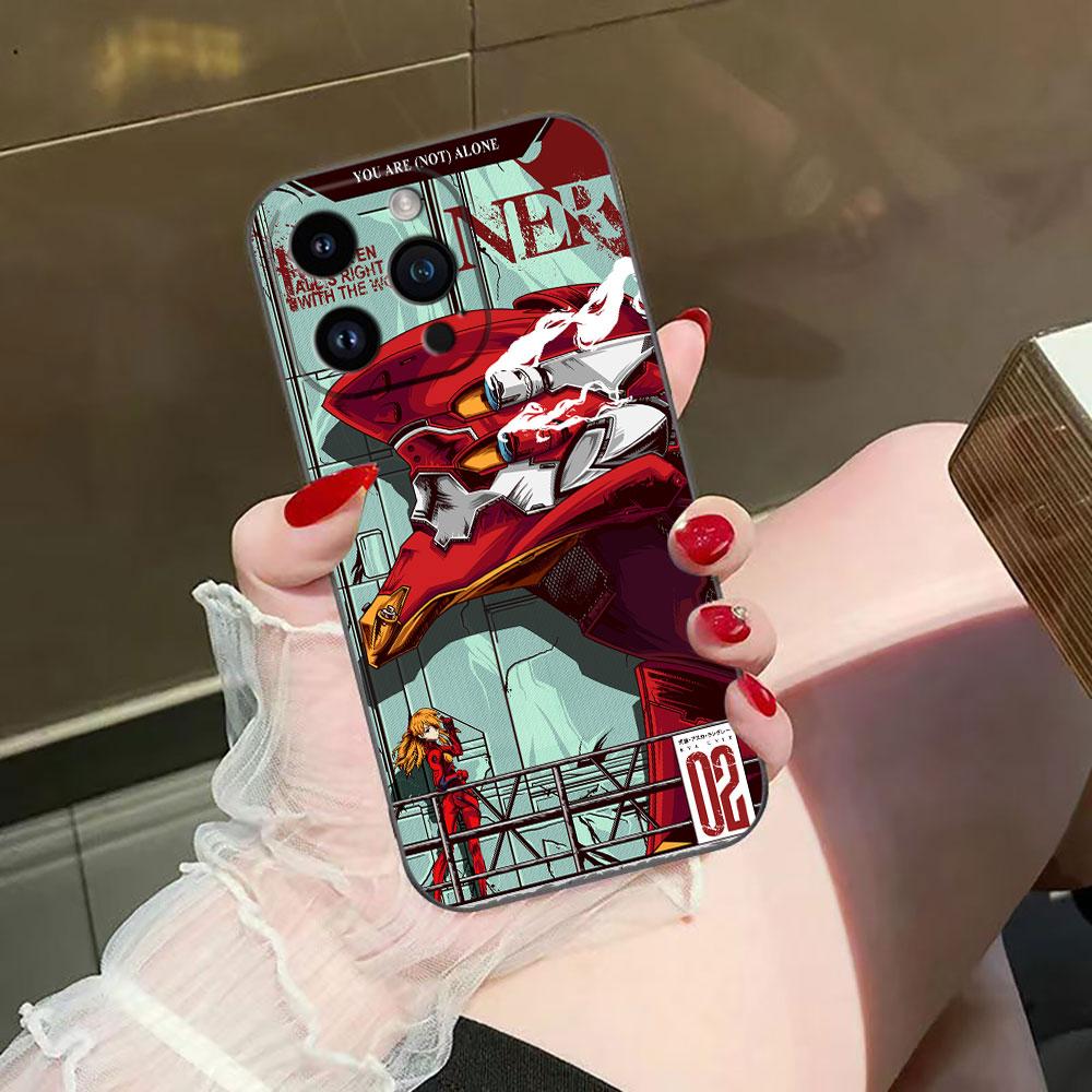 N-Neon G-Genesis E-Evangelion 01 02 Kryt na telefon Pro iphone Apple 17 AIR 16E 16 15 14 13 12 11 Pro XR Max 8 7 Plus TPU Kryt