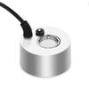 24V Metall Ultraschall Vernebler Nebler für Teich, Aquarium, Garten, Halloween EU-Stecker (Silber-)