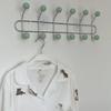 Entrance Hall Wall Coat Racks Bedroom Clothing Storage Hanger Rack Hooks Portable Backpack Cap Scarf Clothes Organizer Hangers