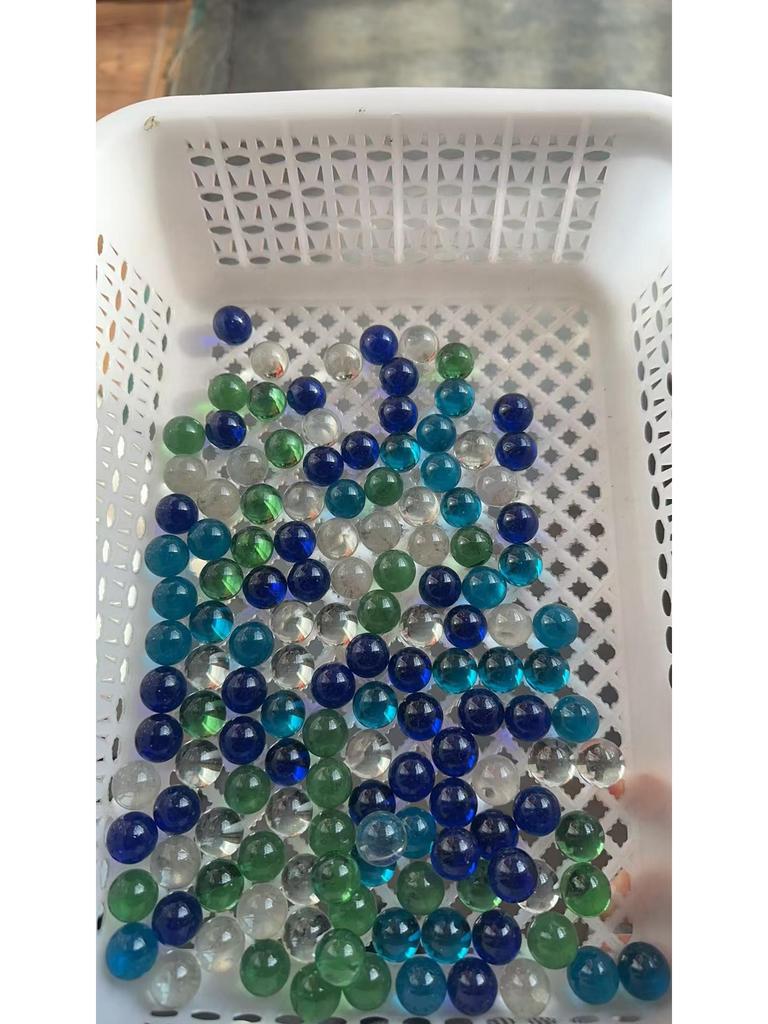 16mm Anime City Arcade Five-Color Glass Marbles for Children's Game Machine