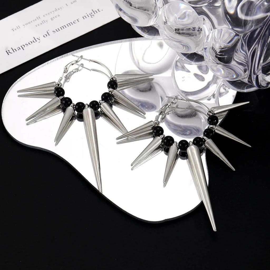 Trend Cross Black Heart Shaped Pendant Earrings Set  Luxury Quality Jewelry Birthday Gift