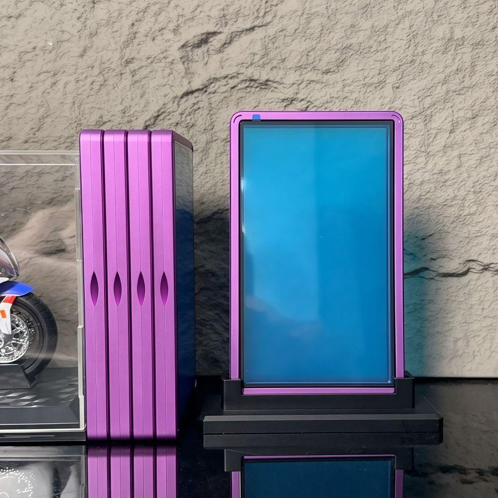 Aluminium Frame PSA/CGC Graded Cards Protector Transparent Double-sided Glass Card Protective Case Durable UV Protection