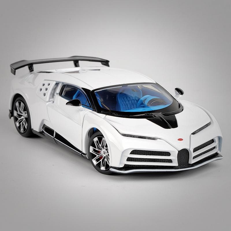 1/32 Bugatti EB110 Centodieci Diecasts & Toy Vehicles Metal Car Model Shock Absorber Sound Light Collection Car Toys Gift