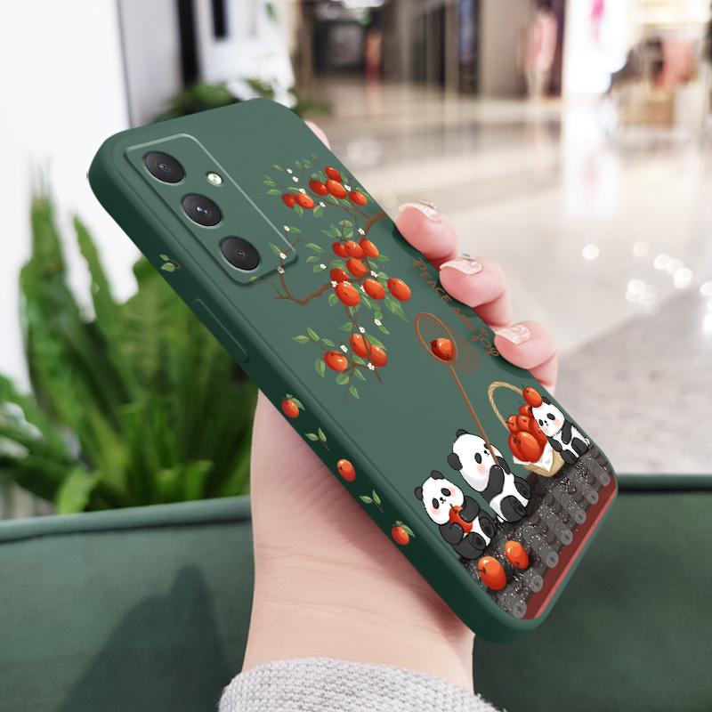 Joyful Panda Phone Case For Samsung Galaxy A56 A36 A26 A16 A06 A17 A07 A55 A35 A25 A15 A05 A54 A34 A24 A14 A04 4G 5G Cover