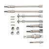 Stainless Steel Front Rear Drive Shaft Transmission Shaft Kit for Axial SCX24 124 RC Car