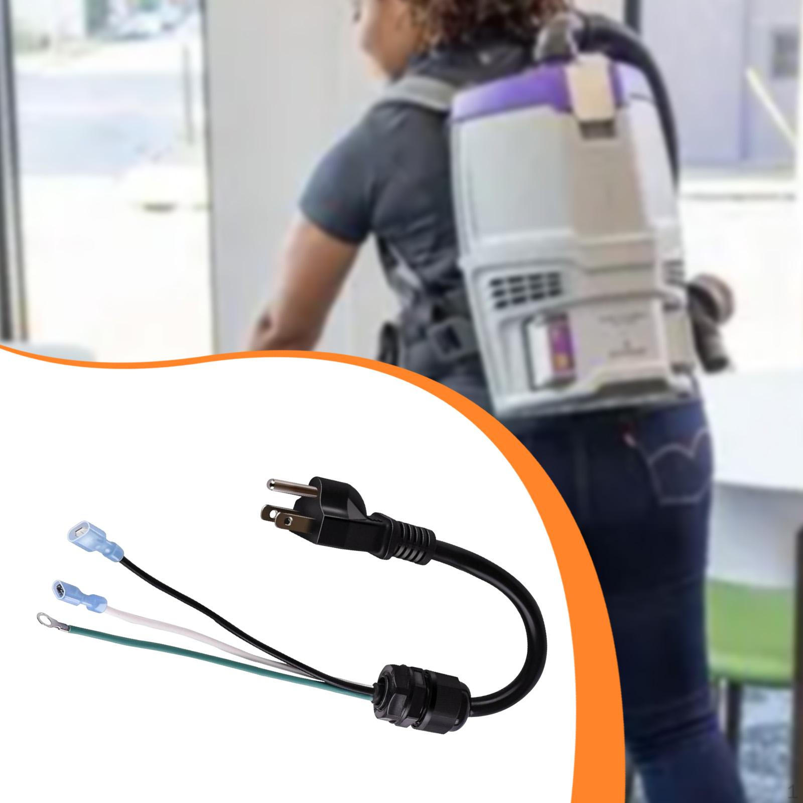 

100641 Power Cord for Backpack Vacuums Replace Vacuum Cleaner Extension Cord,Easy to Install
