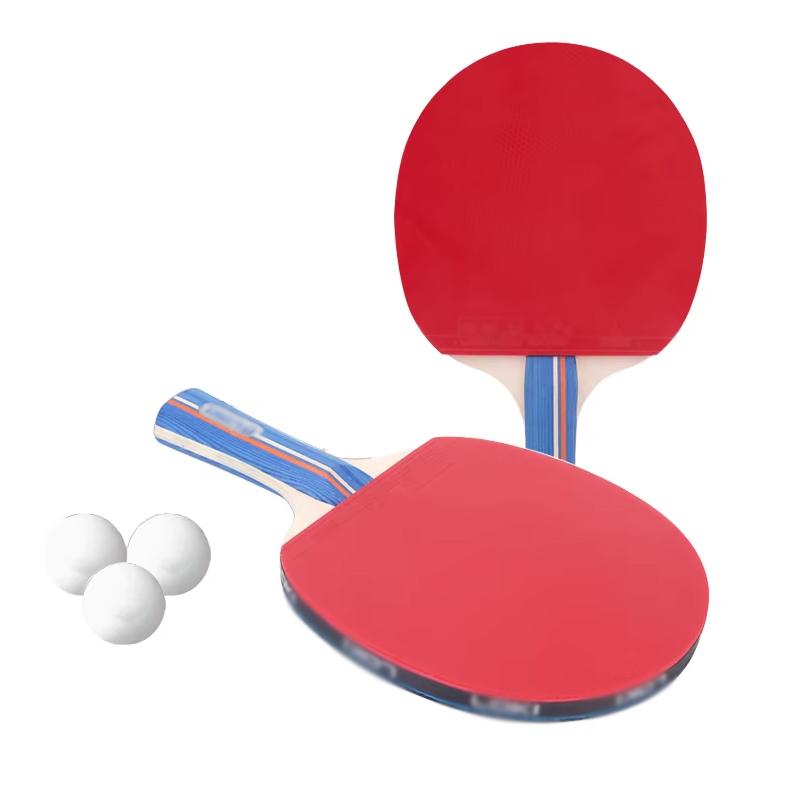 Oem Fisch Tischtennis Schläger, Doppel Schläger mit Ball Set, Anfänger Schüler Training Komplett Schläger 236a