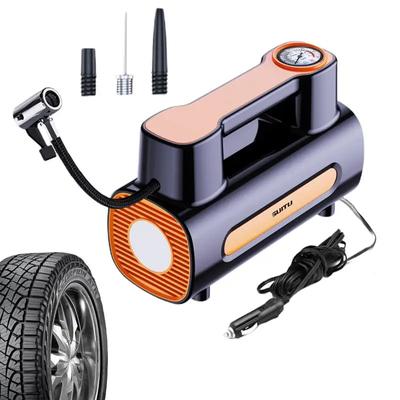 Pompă de aer pentru compresor de mașină, electrică portabilă, cu lumină LED, compresor portabil pentru umflator de anvelope de mașină, umflator de anvelope de mașină