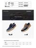 2025 Men's Breathable Canvas Lace-up Casual Shoes for Middle-aged and Elderly