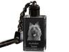 Australian Terrier, Aussie – Crystal key ring with dog photo, illuminated key ring | Art-Dog
