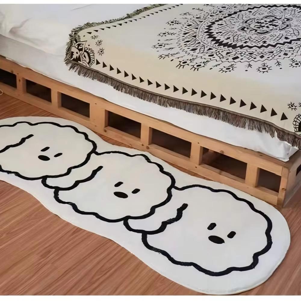 Ra Synthetic Cashmere Cartoon Animal Rug - Suitable For Living Room, Bedroom And Children'S Room For Home Decoration