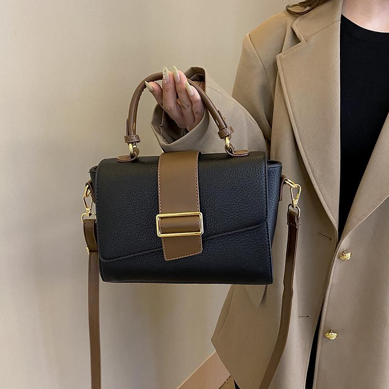 New women's bag fashionable texture portable shoulder oblique span women's bag