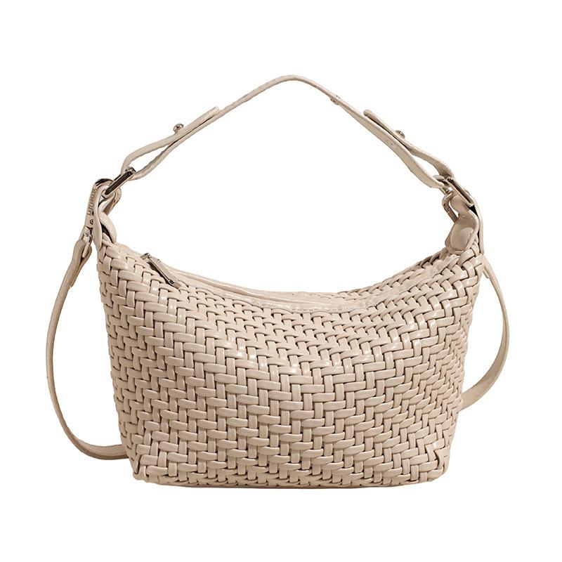 

Плетение высококачественная мягкая прочная модная изысканная легкая дорожная уличная пляжная сумка кроссбоди на плечо сумка-ведро