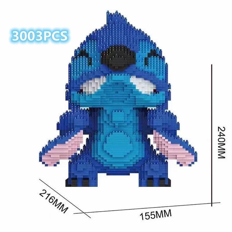 Funny Anime Figure Interstellar Bricks Small Particles Construction Bricks Assembled Puzzle Pen Holder Block Toy Kids Christmas