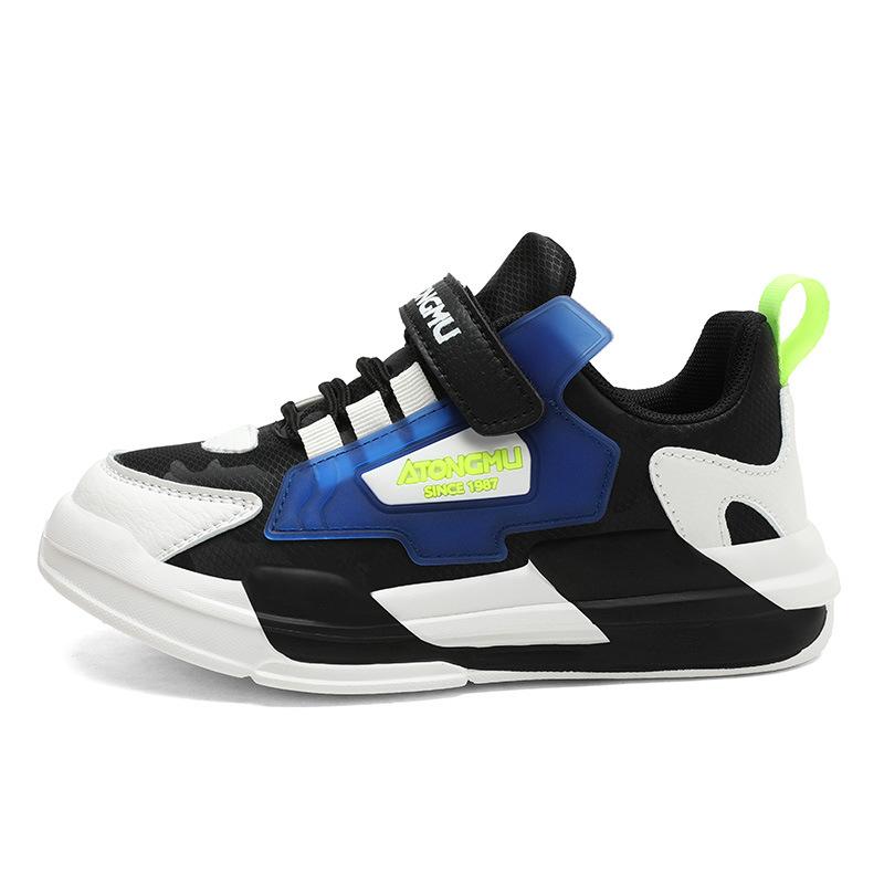 Kindersportschuhe Frühling und Sommer neu wasserdichte Lederoberfläche Jungen Laufschuhe mittlere und alte Kinder Mode vielseitige Klassenkameraden Mädchen