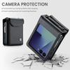 Crossbody Leather Phone Case for Samsung Galaxy Z Flip 7 Fe Flip6 5 Lanyard&buckle Multifunctional Card Slot Wallet Holder Cover