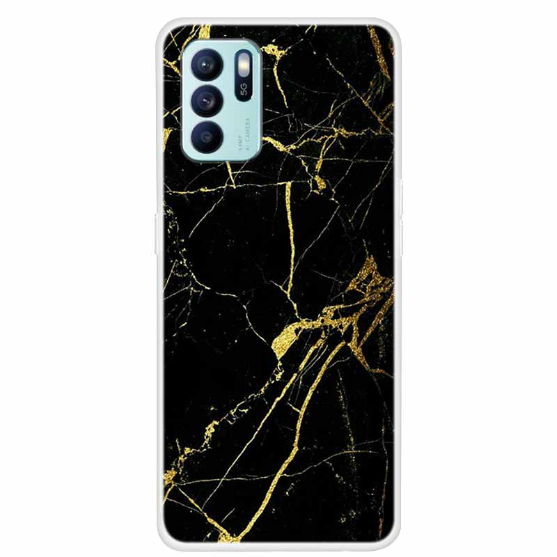 For OPPO Reno6 Z Cases Reno6 5G 6 Pro+ Clear Marble Soft TPU Silicone Cover For OPPO Reno 6 Pro Plus Phone Cases Reno6 Z CPH2251