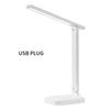 1 pz lampada da scrivania a Led lampada da scrivania pieghevole touch comodino lettura dormitorio protezione per gli occhi ricarica USB luce notturna YSXX
