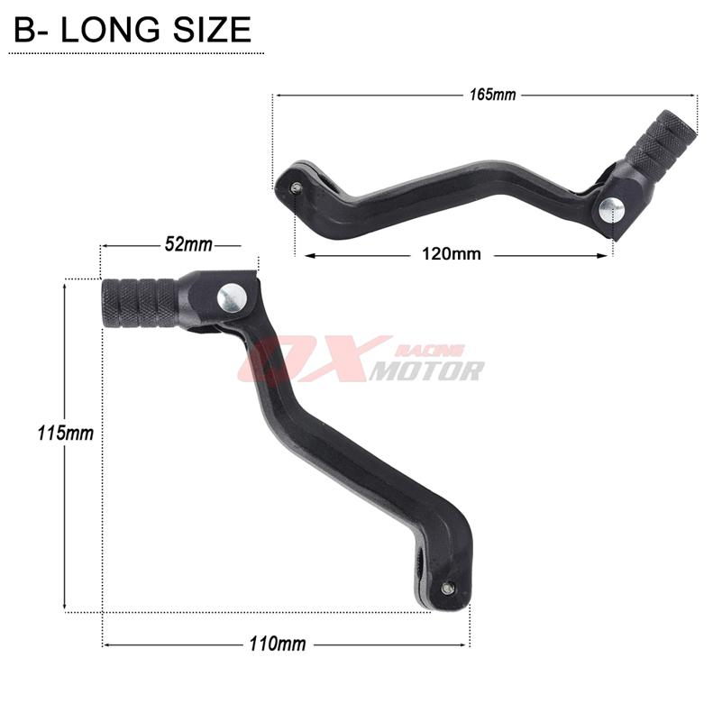 Motorcycle Gear Shift Pedal Lever For Kayo BOSUER BSE Apollo Xmotos ZongShen NC 250 300 450 CC Dirt Bike MX Motocross Enduro