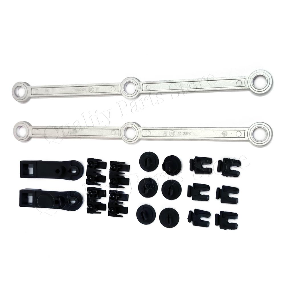 Nuovo Collettore di Aspirazione in Alluminio Flap di Turbolenza Bielle di Collegamento Kit di Riparazione Auto Per Mercedes Benz OM642 6420903237 6420907737