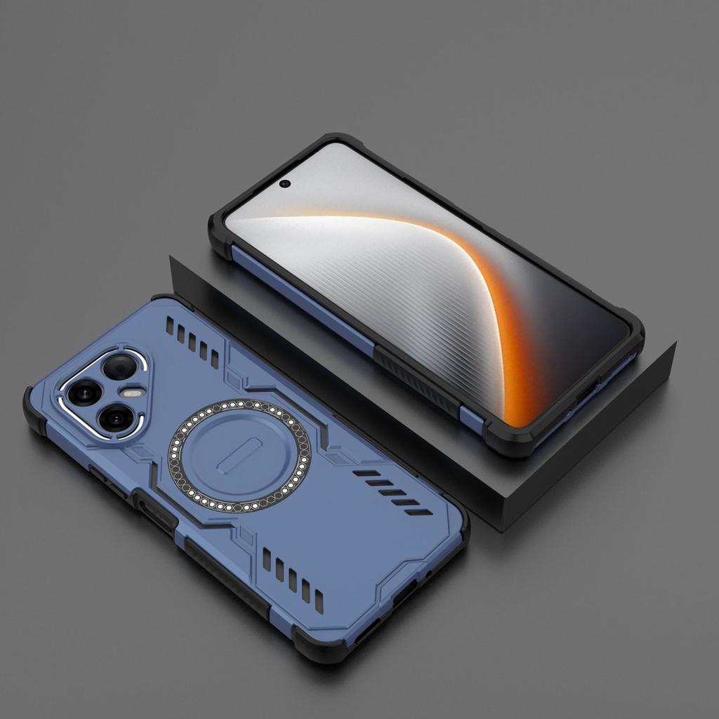 Suitable for Transsion TEC POVA1 Butterfly Nail Magnetic Induction New Mobile Phone Case TEC POVA 1 Anti-drop Mobile Phone Case