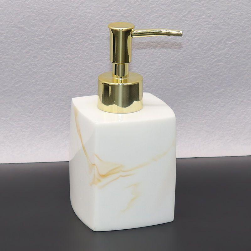 Europäisches Hotel Badezimmer Handdesinfektionsmittel Flasche Shampoo Duschgel Spenderflasche Aufdrückbarer Seifenspender Badezimmerzubehör