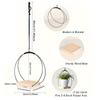 1Pcs Bohemian Wall Hanging Hanging Plant Racks Plant Decorations Hanging Flower Pots