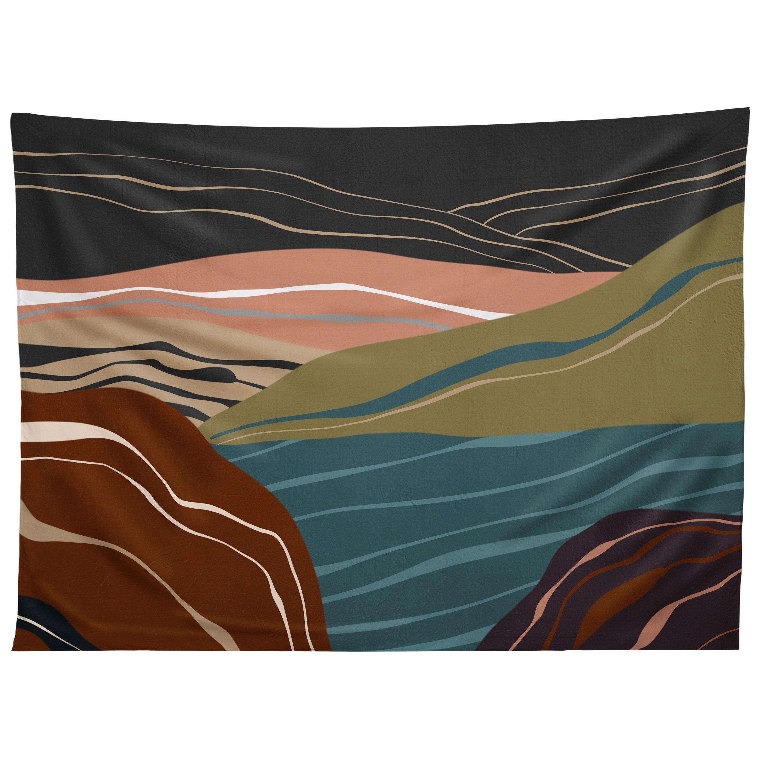 MINERAL INSPIRED LANDSCAPES 2 tapestry 75x100