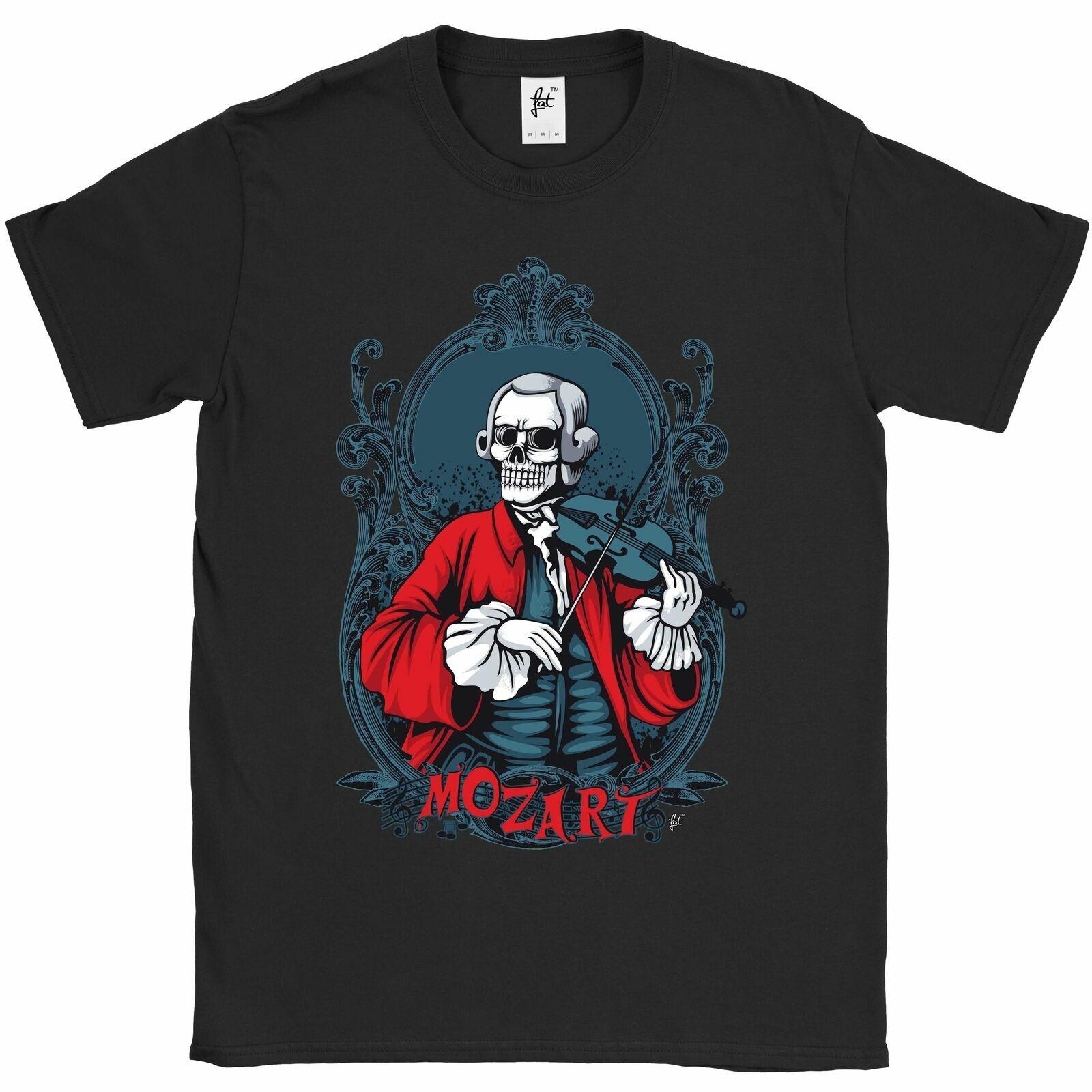 Wolfgang Amadeus Mozart Dead Music Composer Mens T-Shirt S