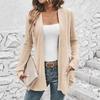 2025 Autumn Fashion Women's Knit Cardigan: Chic Long Sleeve Casual Jacket