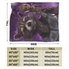 Strážci Galaxie Groot Flanelová Přehozová Deka Rocket Raccoon na Postel Pletená Deka Venkovní Tenká Přenosná Prošívaná Deka